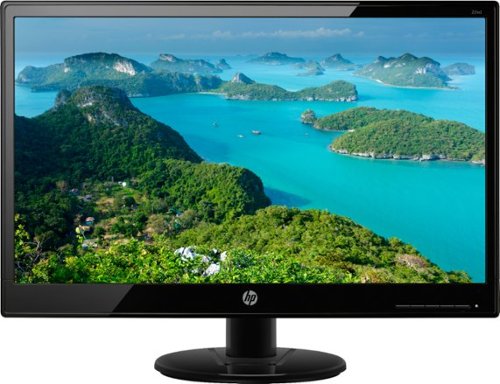  HP - 20.7&quot; LED FHD Monitor (DVI, VGA) - Black