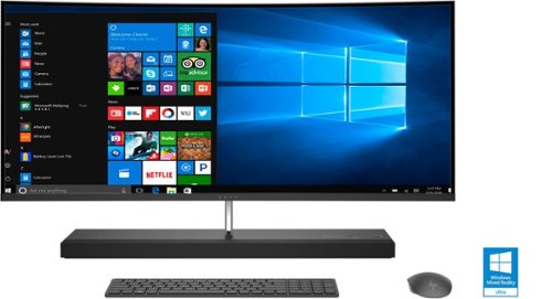  HP - ENVY Curved 34&quot; All-In-One - Intel Core i7 - 16GB Memory - 256GB Solid State Drive - Black