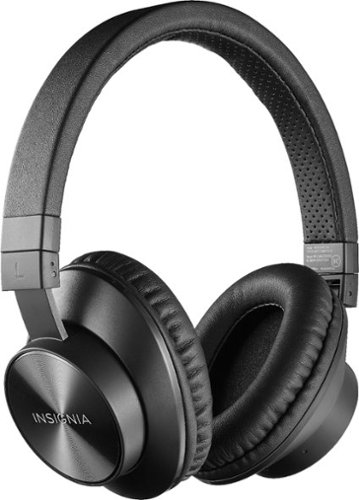  Insignia™ - Wireless Over-the-Ear Headphones - Black