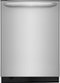 Frigidaire - Gallery 24" Top Control Built-In Dishwasher with Tub, 51 dba - Stainless Steel-Front_Standard