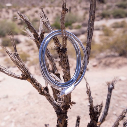Fuse Chicken 3.3' Lightning USB Charging Cable - Silver BUY IN CANADA