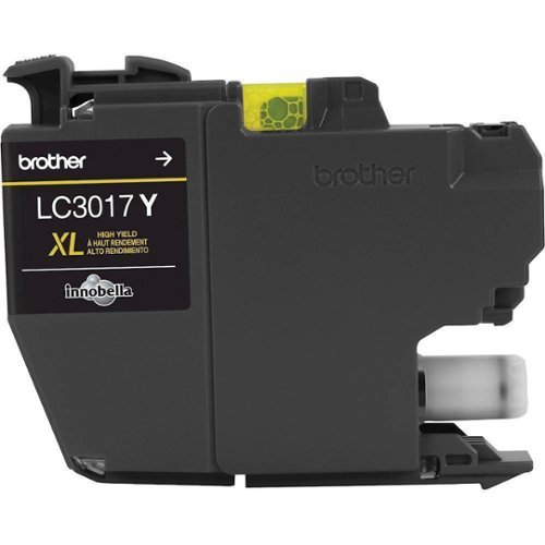 Brother - LC3017Y XL High-Yield Ink Cartridge - Yellow-Front_Standard 