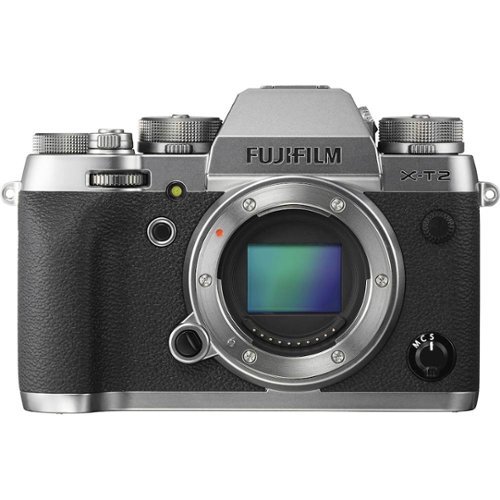 Fujifilm - X-Series X-T2 Mirrorless Camera (Body Only) - Graphite Silver-Front_Standard 