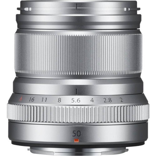 Fujifilm XF50mmF2 R WR Midrange Telephoto Lens - Silver WORLDWIDE DELIVERY