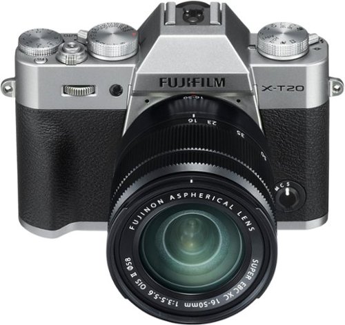 Fujifilm X Series X-T20 Mirrorless Camera with XC16-50mmF3.5-5.6 OIS II Lens - Silver WORLDWIDE DELIVERY