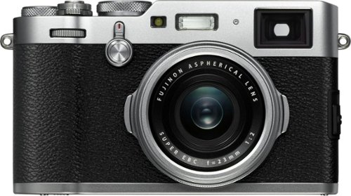  Fujifilm - X-Series X100F 24.3-Megapixel Digital Camera - Silver
