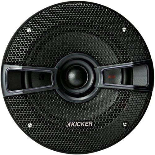  KICKER - KS Series 4&quot; 2-Way Car Speakers with Polypropylene Cones (Pair) - Black