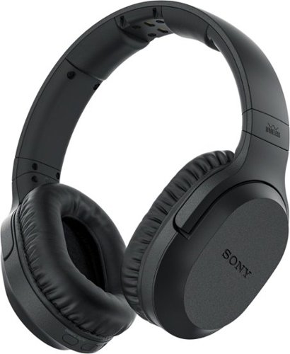  Sony - RF995RK RF Wireless Over-the-Ear Headphones - Black