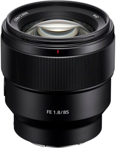 FE 85mm f/1.8 Telephoto Lens for Sony E-mount - Black