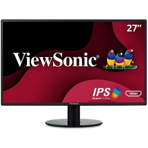 ViewSonic - 27 LCD FHD Monitor (DisplayPort VGA, HDMI) - Black