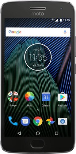 Motorola - Moto G Plus (5th Gen) 4G LTE with 32GB Memory Cell Phone (Unlocked) - Lunar Gray