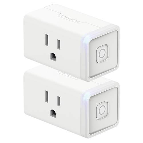 TP-Link - Kasa Smart Wi-Fi Plug Mini (2-Pack) - White