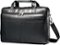 Samsonite - Leather Slim Laptop Briefcase for 15.6" Laptop - Black-Front_Standard