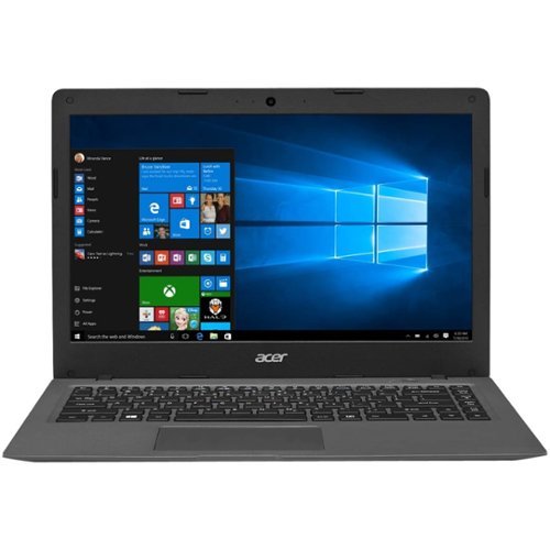  Acer - Aspire One Cloudbook 14" Refurbished Laptop - Intel Celeron - 2GB Memory - 32GB eMMC Flash Memory - Electric blue
