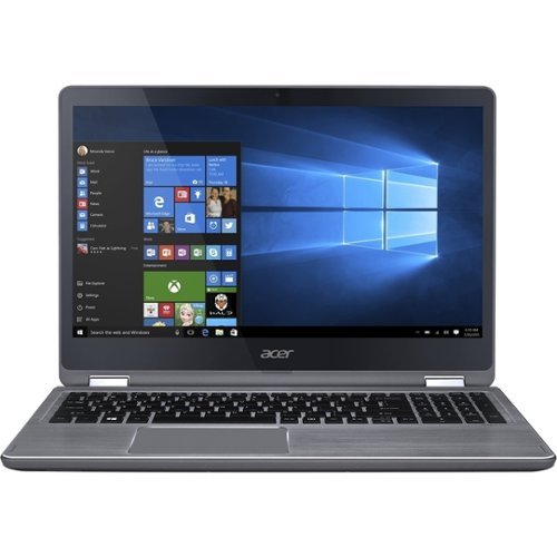Acer - Aspire R 15 2-in-1 15.6" Refurbished Touch-Screen Laptop - Intel Core i5 - 8GB Memory - 1TB Hard Drive - Steel gray-Front_Standard 