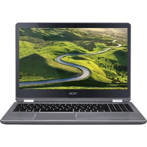 Acer - 2-in-1 15.6" Refurbished Touch-Screen Laptop - Intel Core i7 - 12GB Memory - NVIDIA GeForce 940MX - 1TB Hard Drive - Steel gray-Front_Standard 