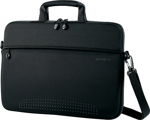 Samsonite - Shuttle Laptop Case for 15.6" Laptop - Black