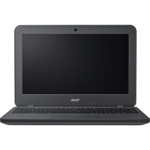 Acer - 11.6" Chromebook - Intel Celeron - 4GB Memory - 16GB eMMC Flash Memory - Gray-Front_Standard 