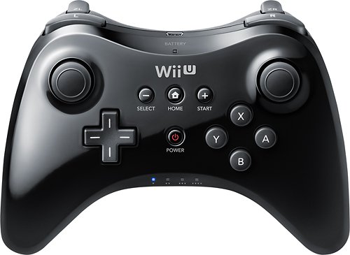  Pro Controller for Nintendo Wii U - Black