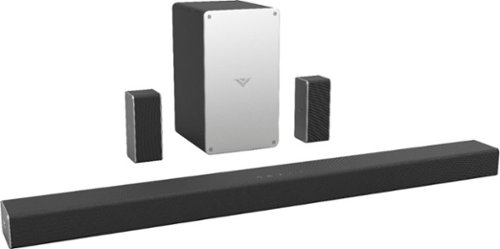  VIZIO - SmartCast 5.1 Channel Sound Bar System with 5-1/4&quot; Wireless Subwoofer - Black