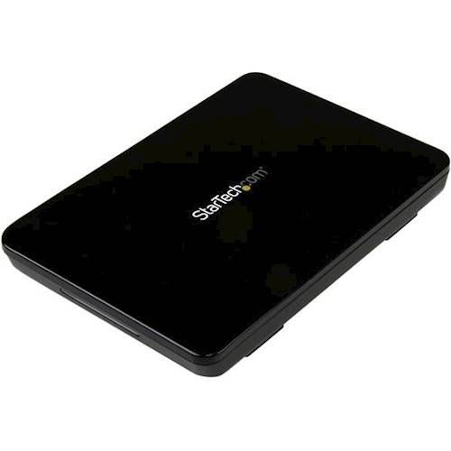 StarTech.com - USB 3.1 Tool-Free Drive Enclosure for 2.5" Hard Drives and Solid State Drives - Black