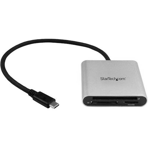 StarTech.com - USB Type-C Memory Multi-Card Reader - Silver/Black