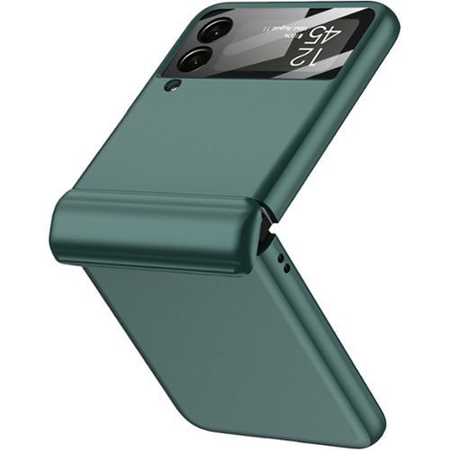 SAMSUNG - GreenLeaf SaharaCase Full Body Case for Samsung Galaxy Z Flip4 Forest