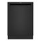 Bosch - 300 Series 24" Front Control Smart Built-In Stainless Steel Tub Dishwasher with 3rd Rack and PrecisionWash, 48 dBA - Black-Front_Standard