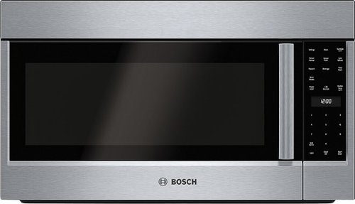  Bosch - 500 Series 2.1 Cu. Ft. Over-the-Range Microwave with Sensor Cooking - Stainless Steel