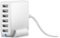 Insignia™ - 6-Port USB Wall Charger - White-Front_Standard