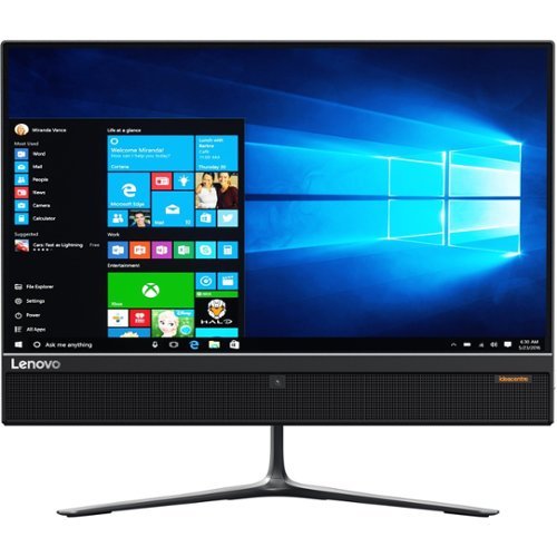  Lenovo - 510-23ASR 23&quot; Touch-Screen All-In-One - AMD A6-Series - 4GB Memory - 1TB Hard Drive - Black