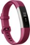 Fitbit - Alta HR Activity Tracker + Heart Rate (Large) - Fuchsia-Front_Standard 