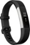 Fitbit - Alta HR Activity Tracker + Heart Rate (Small) - Black-Front_Standard 