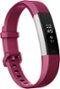 Fitbit - Alta HR Activity Tracker + Heart Rate (Small) - Fuchsia-Front_Standard