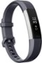 Fitbit - Alta HR Activity Tracker + Heart Rate (Large) - Blue Gray-Front_Standard