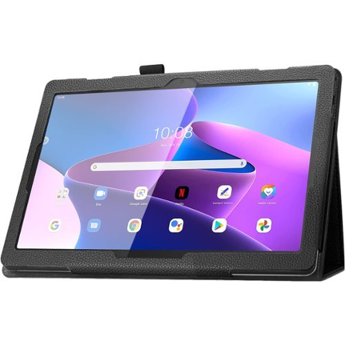 SaharaCase Folio Case for Lenovo Tab M10 Plus (3rd Gen) - Black GLOBAL SHIPPING