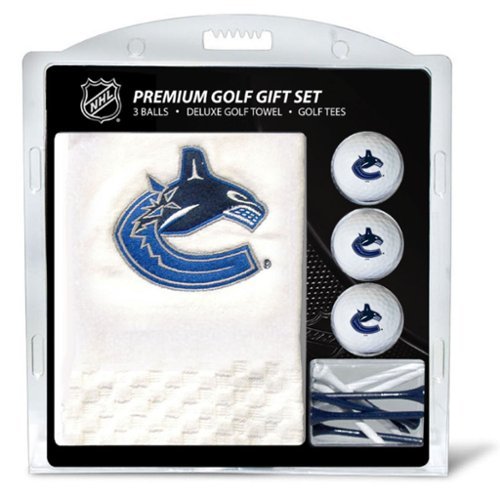 Team Golf - Vancouver Canucks Embroidered Golf Gift Set - Multicolor-Front_Standard 
