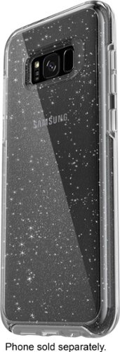  OtterBox - Symmetry Series Case for Samsung Galaxy S8+ - Clear/silver flake