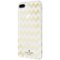 kate spade new york - Case for Apple® iPhone® 7 Plus - Clear/chevron gold foil-Front_Standard 