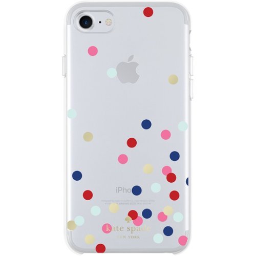 kate spade new york - Case for Apple® iPhone® 7 - Silver/gold-Front_Standard 