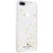 kate spade new york - Case for Apple® iPhone® 7 Plus - Clear/confetti dot gold-Front_Standard
