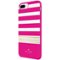 kate spade new york - Case for Apple® iPhone® 7 Plus - Cream/gold foil/stripe 2 pink-Front_Standard