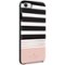 kate spade new york - Case for Apple® iPhone® 7 - Black/white/rose gold foil-Front_Standard