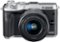 Canon - EOS M6 Mirrorless Camera with EF-M 15-45mm f/3.5-6.3 IS STM Zoom Lens - Silver-Front_Standard 