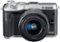 Canon - EOS M6 Mirrorless Camera with EF-M 15-45mm f/3.5-6.3 IS STM Zoom Lens - Silver-Front_Standard