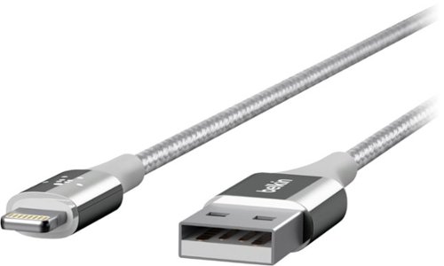  Belkin - MIXIT DuraTek 4' Lightning USB Cable - Silver