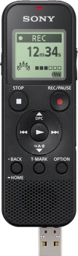 Sony PX Series Digital Voice Recorder - Black WORLDWIDE DELIVERY