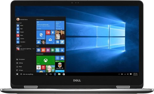  Dell - 2-in-1 17.3&quot; Touch-Screen Laptop - Intel Core i7 - 16GB Memory - NVIDIA GeForce GTX 940MX - 512GB Solid State Drive - Gray