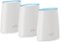 NETGEAR - Orbi AC2200 Tri-Band Mesh Wi-Fi System (3-pack) - White-Front_Standard