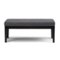 Simpli Home - Lacey 43 inch Wide Contemporary Rectangle Tufted Ottoman Bench - Slate Gray-Front_Standard